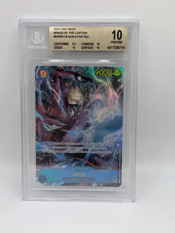 Sanji (Alternate Art) OP06-119 Wings of the Captain Foil BGS 10 Pristine! - Image 1