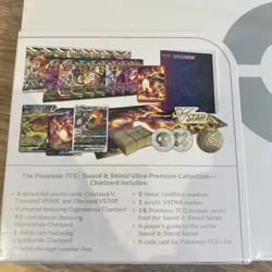 Pokemon TCG Sword and Shield Ultra Premium Collection Charizard Box - 16 Packs 820650851117 - Image 4