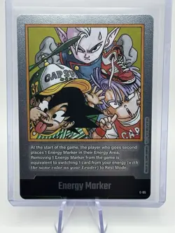 Dragon Ball Super Card Game Energy Marker E-85 Son Goku Trunks Regular - Image 1