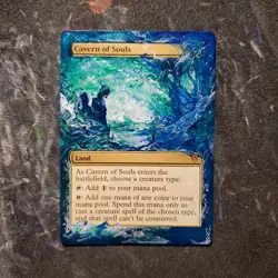 MTG Alter - Cavern of Souls by RockyAlters - Image 1