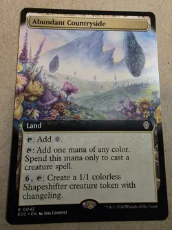 Abundant Countryside - (Extended Art) Commander: Lorwyn Eclipsed Regular - Mtg - Image 1