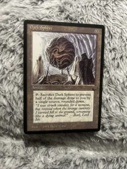 Dark Sphere The Dark Regular 1994 mtg - Image 1