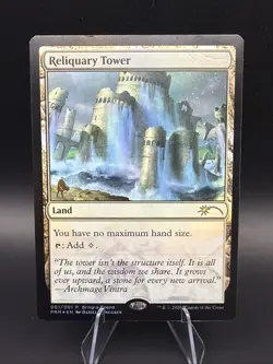 MTG Reliquary Tower Foil Bring a Friend Promo Magic The Gathering TCG 001/001 - Image 1