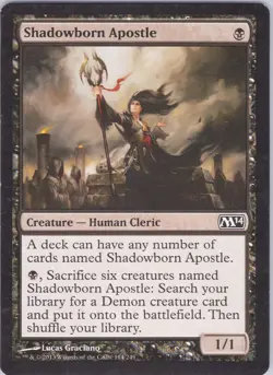 Shadowborn Apostle MP 114 (#2) Magic 2014 MTG - Image 1