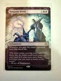 MTG Sanguine Bond #35 (NM) Wilds of Eldraine WOT Magic - Image 1