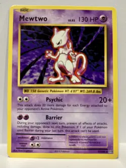 Mewtwo 51/108 Pokemon TCG XY Evolutions Regular Rare LP/NM - Image 1