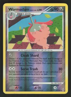 Wormadam Trash Cloak 51/99 Reverse Holo Pokemon Arceus LP - Image 1