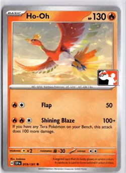 Ho-oh Pokemon Prize Pack Series 7 Promo Pokemon Card Trading Card TCG - Image 1