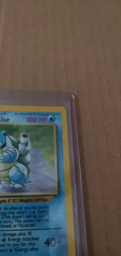 1999 Blastoise Holo Rare Pokemon Card TCG 2/102 Base Set - Image 4