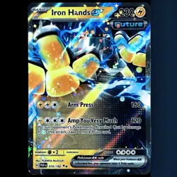 Iron Hands ex 070/182 Sv04 - Paradox Rift - Pokemon TCG NM - Image 1