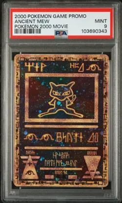 2000 POKEMON GAME MOVIE POKEMON 2000 MOVIE ANCIENT MEW PSA 9 - Image 1