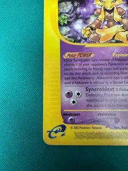 Alakazam 33/165 Rare Expedition E-Reader Regular Non Holo Pokemon Lightly Played - Image 4