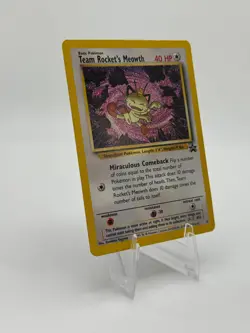 Pokemon Team Rocket's Meowth Promo WoTC Promo 18/53 - Image 3