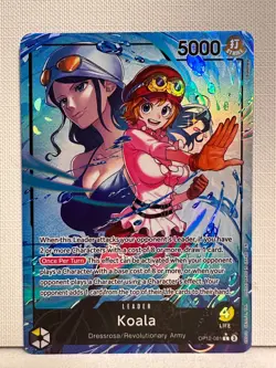 One Piece Koala OP12-081 Alt Art Holo Legacy of the Master English OPTCG NM - Image 1