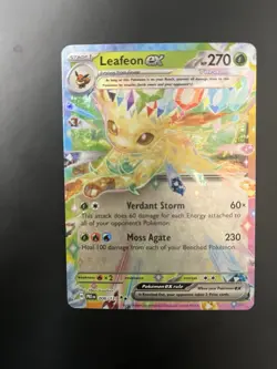 Leafeon ex 006/131 Sv: Prismatic Evolutions Tera EX Holo 270HP Pokemon TCG - Image 1