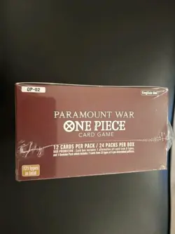 One Piece Paramount War OP-02 Booster Box English New / Sealed - Image 3