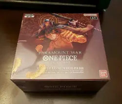One Piece OP-02 Paramount War Booster Box English Sealed New - Image 1