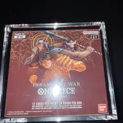 One Piece Paramount War Booster Box OP-02 English Factory Sealed Brand New 811039039080 - Image 1