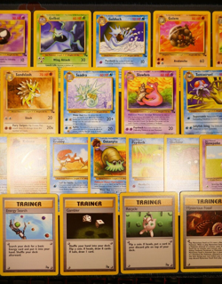 HP (Unlimited) COMPLETE Pokemon FOSSIL Set 32-Card UNCOMMON/COMMON Non-Holo 62 - Image 3