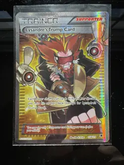 2014 POKEMON XY PHANTOM FORCES 118 FULL ART/LYSANDRE'S TRUMP CARD - Image 1