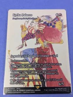 MTG: Final Fantasy: Kefka Palazzo Purphoros, God of the Forge #0014 Mythic - NM - Image 1