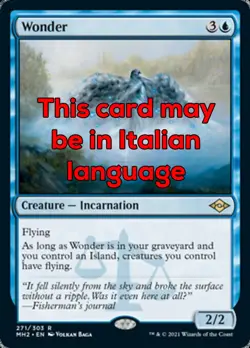 MTG WONDER EXC - LA MERAVIGLIA - MH2 - MAGIC - Image 1