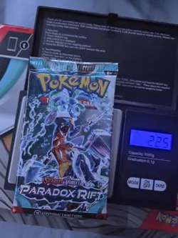 Pokemon Paradox Rift Heavy! 22.5g!! Sealed Booster Pack - Image 1