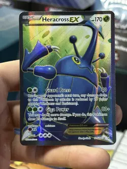 Heracross EX 105/111 XY Furious Fists 2014 Full Art Holo Rare Pokemon Card TCG - Image 3