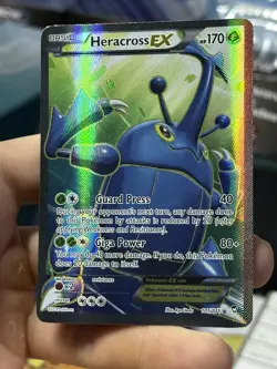 Heracross EX 105/111 XY Furious Fists 2014 Full Art Holo Rare Pokemon Card TCG - Image 4