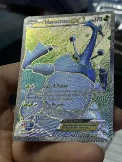 Heracross EX 105/111 XY Furious Fists 2014 Full Art Holo Rare Pokemon Card TCG - Image 5