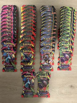 (Lot Of 50) Pokemon Phantasmal Flames Sleeved Booster Packs - All Arts BRAND NEW - Image 1