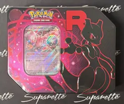 Pokemon Destined Rivals Team Rocket Tin Mewtwo Persian Nidoking Lot of 3 Sealed - Image 2