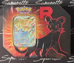 Pokemon Destined Rivals Team Rocket Tin Mewtwo Persian Nidoking Lot of 3 Sealed - Image 3