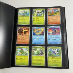 Pokemon Scarlet & Violet 151 Complete Common/Uncommon/Holo Rare Set w/ Binder - Image 1