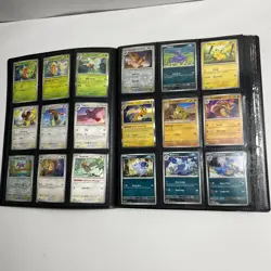 Pokemon Scarlet & Violet 151 Complete Common/Uncommon/Holo Rare Set w/ Binder - Image 2