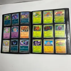 Pokemon Scarlet & Violet 151 Complete Common/Uncommon/Holo Rare Set w/ Binder - Image 3