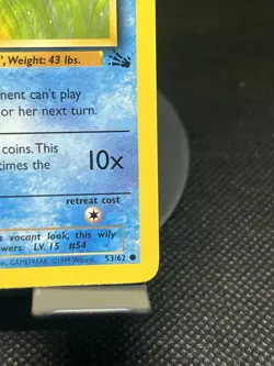Pokemon TCG Psyduck 53/62 1st Edition Fossil Regular LP - Image 4