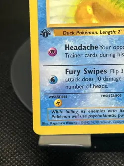 Pokemon TCG Psyduck 53/62 1st Edition Fossil Regular LP - Image 5