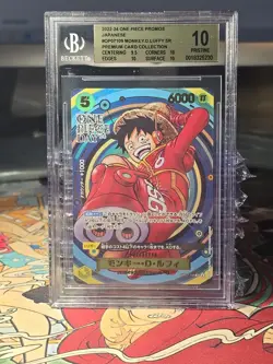 Monkey D. Luffy One Piece Day 2024 Promo Japanese OP07-109 SR PRISTINE BGS 10 - Image 1