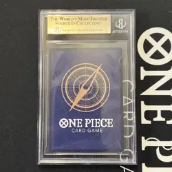 BGS 9.5 Gem Mint One Piece Day Promos Japanese OP07-109 Monkey D. Luffy SR - Image 2
