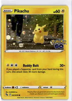 Pikachu - (Cosmos Holo) Promo Miscellaneous Cards & Products 027/078 NM - Image 1