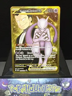 Pokemon Card Mewtwo ex 240/182 SV10 Destined Rivals Hyper Rare Near Mint - Image 1