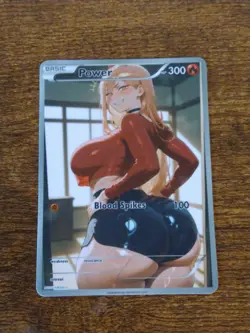 Beautiful Waifu Card - Power Train - Goddess ACG Custom DIY Fan Art Card - Image 1