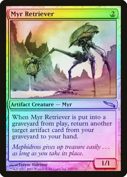Myr Retriever FOIL Mirrodin PLD Artifact Uncommon MAGIC MTG CARD ABUGames - Image 1