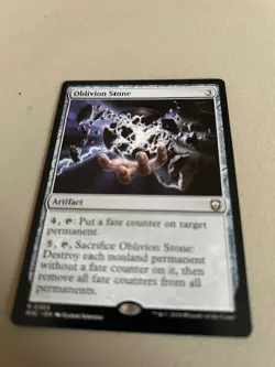 Oblivion Stone #0303 NRMT Modern Horizons 3 Commander MTG - Image 1