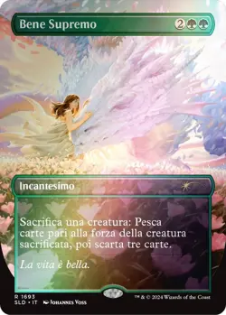 Italian MTG Rainbow Foil Secret Lair Greater Good - Bene Supremo - Image 1