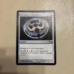 *FOIL* Talisman of Dominance - Mirrodin - MTG Magic The Gathering - NM - Image 1