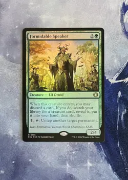 Mtg- Formidable Speaker (0176) Lorwyn Eclipsed- Foil Rare- NM - Image 1