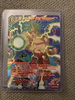 Dragon Ball Z Masters SS Broly Non-Stop Rampage (SPR) Fearsome Rivals BT29 Card - Image 1