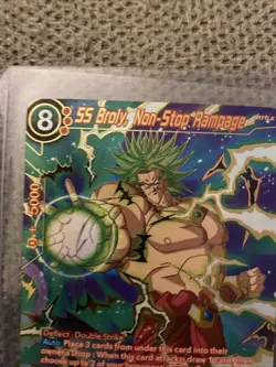 Dragon Ball Z Masters SS Broly Non-Stop Rampage (SPR) Fearsome Rivals BT29 Card - Image 2